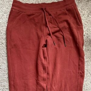 lululemon Rust Fleece Joggers | Women’s 12 | Like New